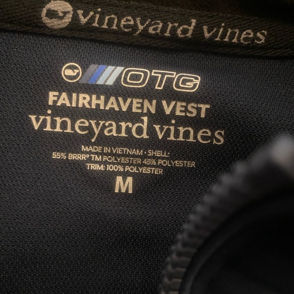 Vineyard Vines Women’s Blue Fairhaven Vest Outerwear New medium, damaged zipper - Picture 7 of 13